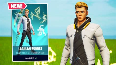 New Lachlan Skin Gameplay In Fortnite Lachlan Bundle Youtube