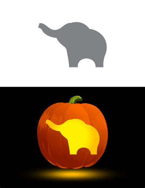 Elephant Pumpkin Carving