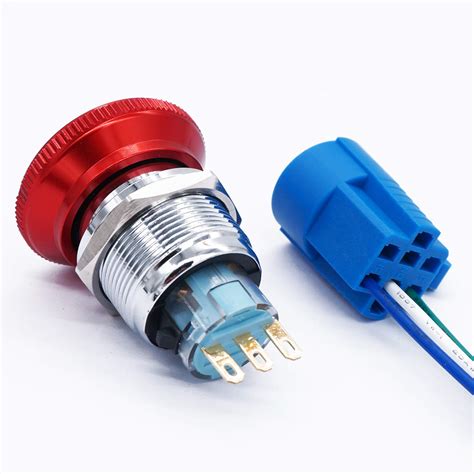 Business And Industrial Pushbutton Switches Electrical 22mm Emergency