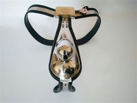 Male Stainless Steel Chastity Belt Chastity Cage BDSM Harness