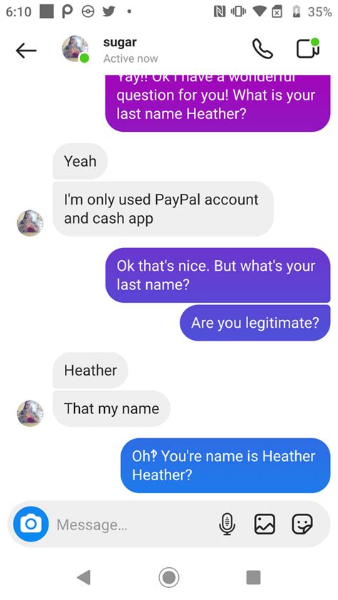 sugar momma heather r scams
