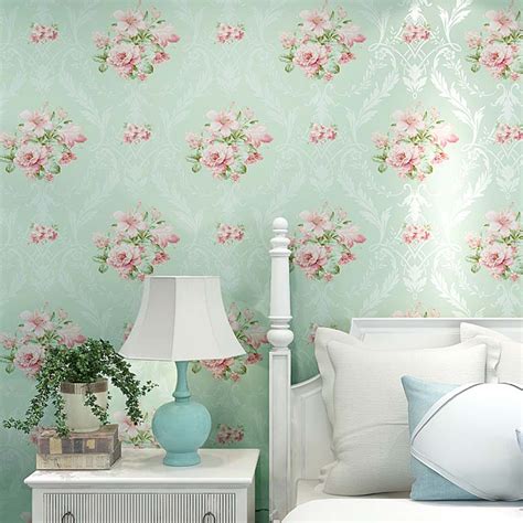 Pink And Blue Floral Wallpaper Interior Design 800x800 Download Hd