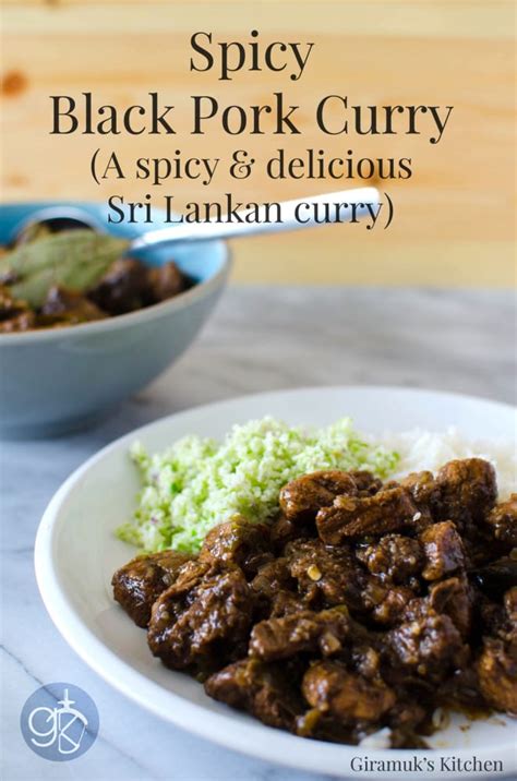 ▬ ingredients ▬▬▬▬▬▬▬▬▬▬▬▬ 1kg of pork (large chunks or pork belly) 3 tbsp of pepper 1 tbsp of mustard paste 1/4 tsp of turmeric powder 1/2 tsp of curry powder 1 tbsp salt 5 cardamom pods 5 cloves 2 cinnamon sticks. Spicy Sri Lankan Black Pork Curry - The Flavor Bender