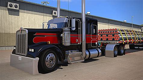 Custom Kenworth W900 Flat Top Pinga Mod Truck ATS American Truck