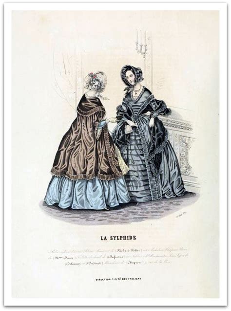La Sylphide Fashion Plate 1841 No 34 Charmainezoes Marvelous