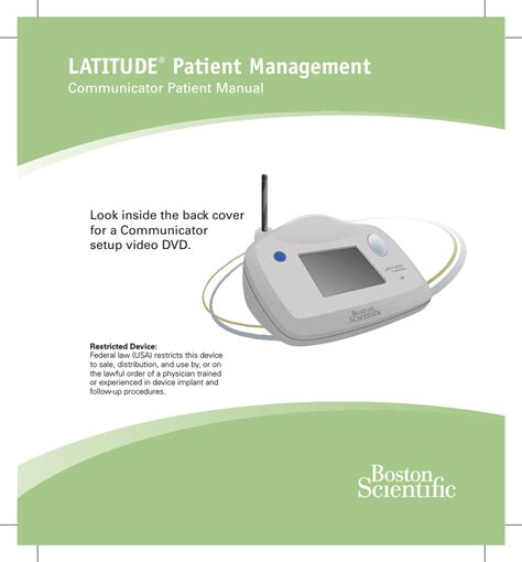 Boston Scientific Crm647608 6476 Latitude Communicator Discussion And Faq