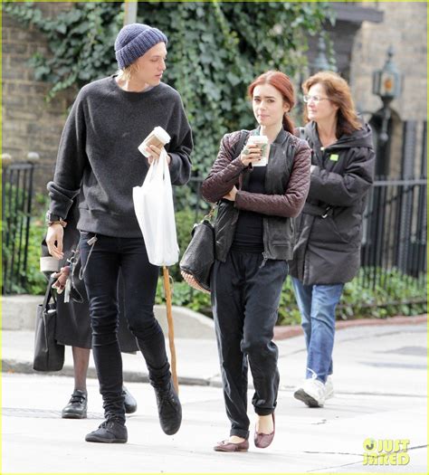 Lily Collins Morning Coffee With Jamie Campbell Bower Photo 2742641