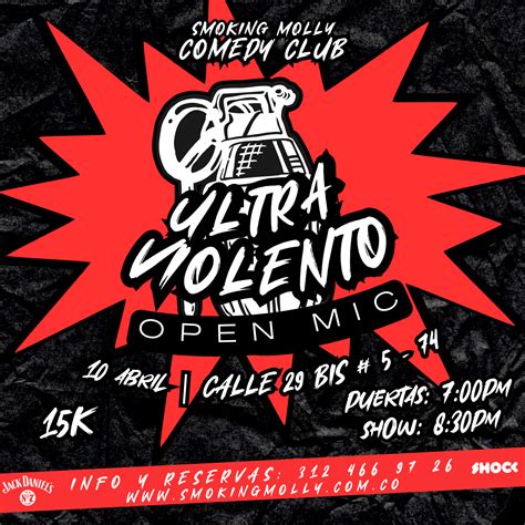 Comedy Club Stand Up Ultraviolento Bar De Rock Y Blues En Bogotá