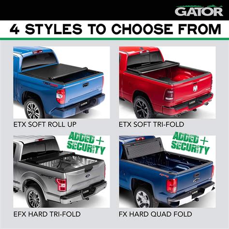 Gator Etx Soft Tri Fold Truck Bed Tonneau Cover 59116 2019 Chevy