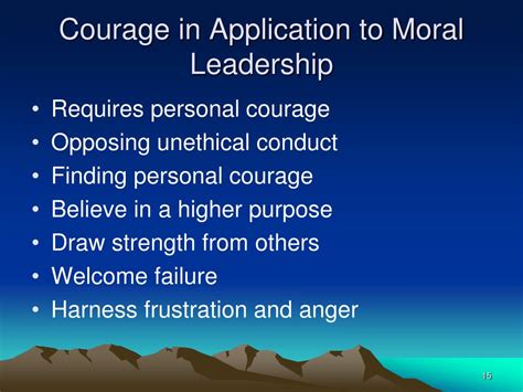Ppt Courage And Moral Leadership Powerpoint Presentation Free