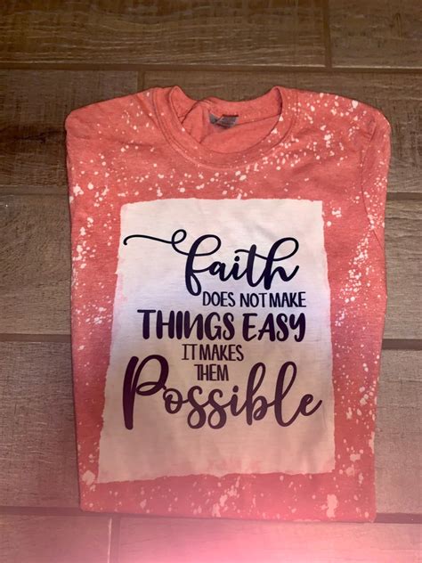 Faith Does Not Make Things Easy It Makes Them Possible Design Etsy