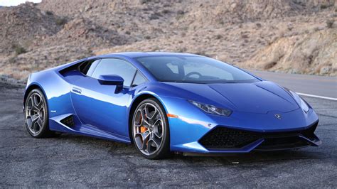 2016 Lamborghini Huracan Cars Blue Coupe Wallpapers Hd Desktop