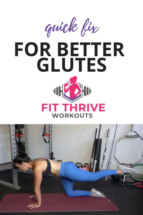 Need A Quick Fix For Your Glutes Glutes Glutes Workout Quick Workout