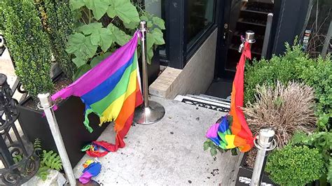 Burning Gay Pride Flag Naxreinstant