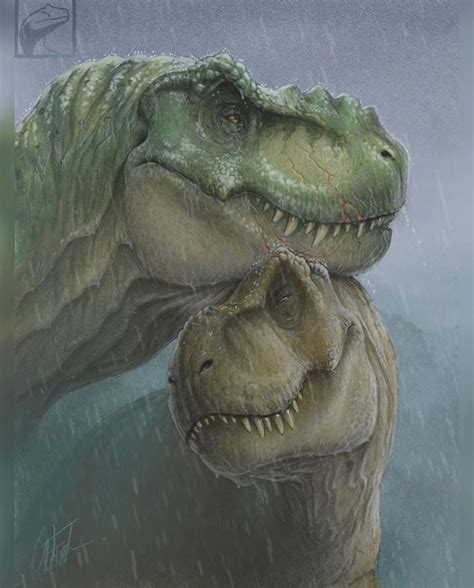 King And Queen Tyrannosaurus Rex Art By Frederic Wierum Animales