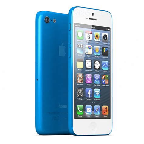 Awesome 3d Rendering Of Budget Iphone With Plastic Casing In 10 Colors