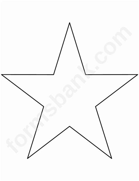 1 Inch Star Template Fresh 8 Inch Star Template Printable Pdf Star