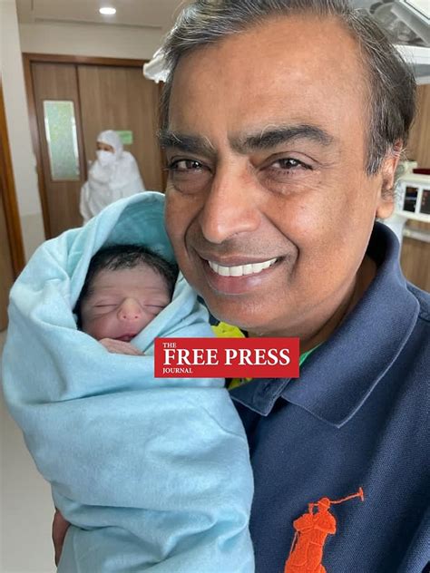 First Glimpse Of Akash And Shlokas Baby Check Out Mukesh Ambani