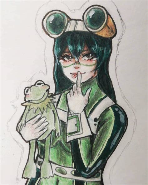 Tsuyu And Kermit 🐸💚 My Hero Academia Amino