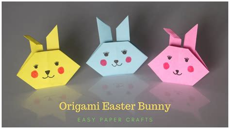 Origami Easter Bunny How To Make A Paper Rabbit Easy Origami