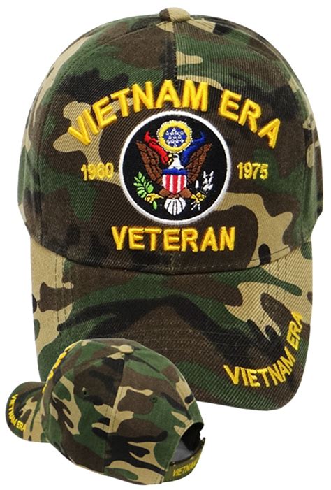 Vietnam Era Veteran Camouflage Baseball Cap Embroidered Camo Hat Buy