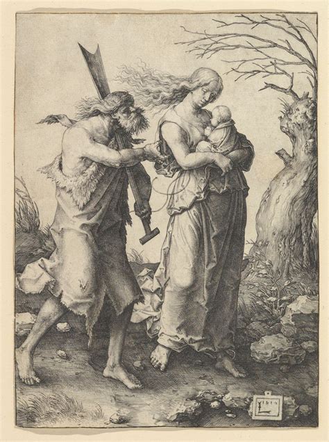 Adam And Eve After The Expulsion From Paradise Lucas Van Leyden 1510