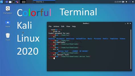 How To Customize The Terminal In Kali Linux Systran Box