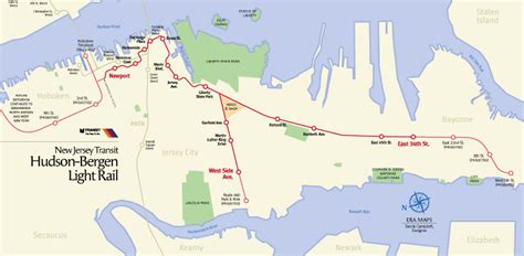 Hudson Bergen Light Rail Extension Map Shelly Lighting