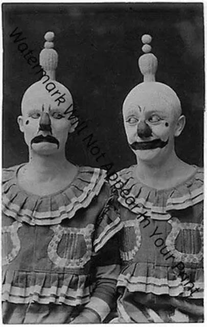 Odd Bizarre Strange Weird Creepy Crazy Freaky Clowns W Funny Heads