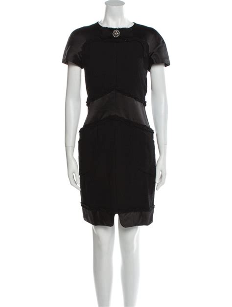 Chanel 2015 Mini Dress Black Dresses Clothing Cha597857 The Realreal