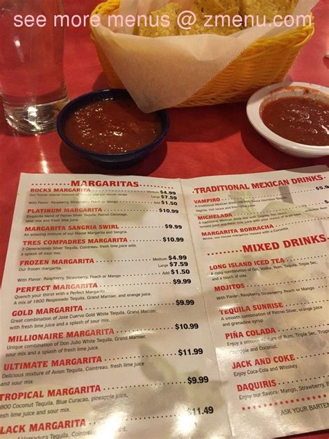 Online Menu Of Marias Mexican Restaurant Rogers Ar Restaurant