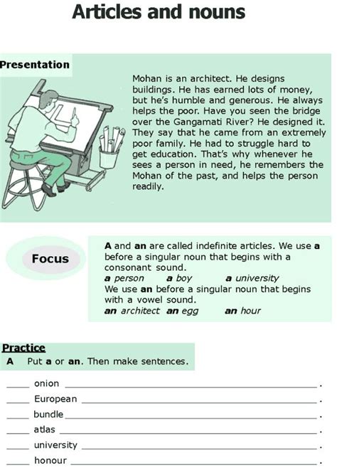 Grade 6 Grammar Lesson 6 Articles And Nouns Grammar Lessons English