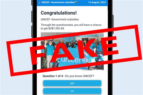 Beware Of False Messages And Scams On Social Networks Unicef Latin