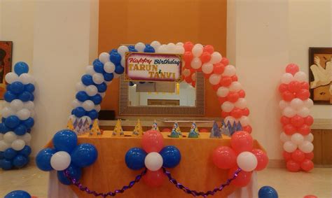 Twin Baby Birthday Party Balloon Decoration Bangalore Catering