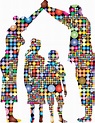 Family made of Prismatic Circles vector clipart image - Free stock ...