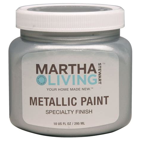 Martha Stewart Living 10 Oz Polished Silver Metallic