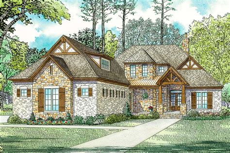 Charming Style 18 Craftsman House Plans With Side Load Garage