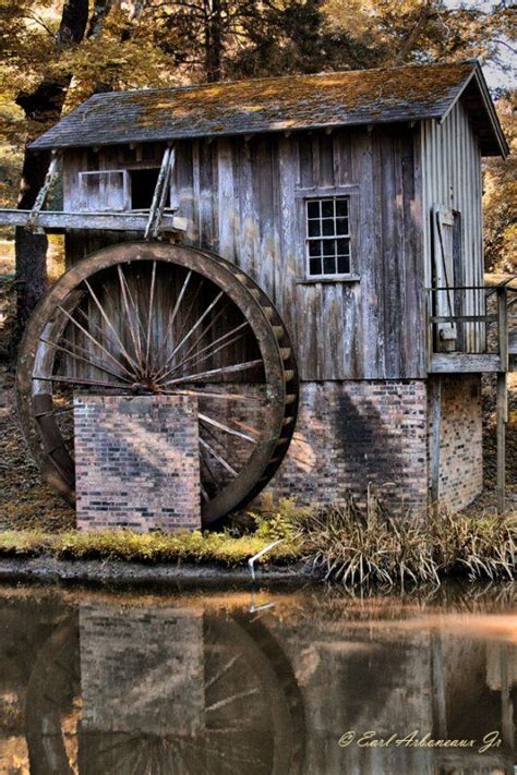 Pin By Chris On Old Mills Windmill Water Water Wheel Old Grist Mill