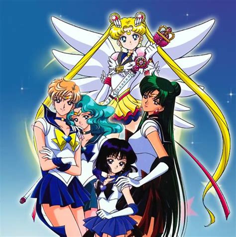 Eternal Sailor Moon And Outer Senshi Sailor Moon Girls Sailor Moon Manga Sailor Saturn Sailor