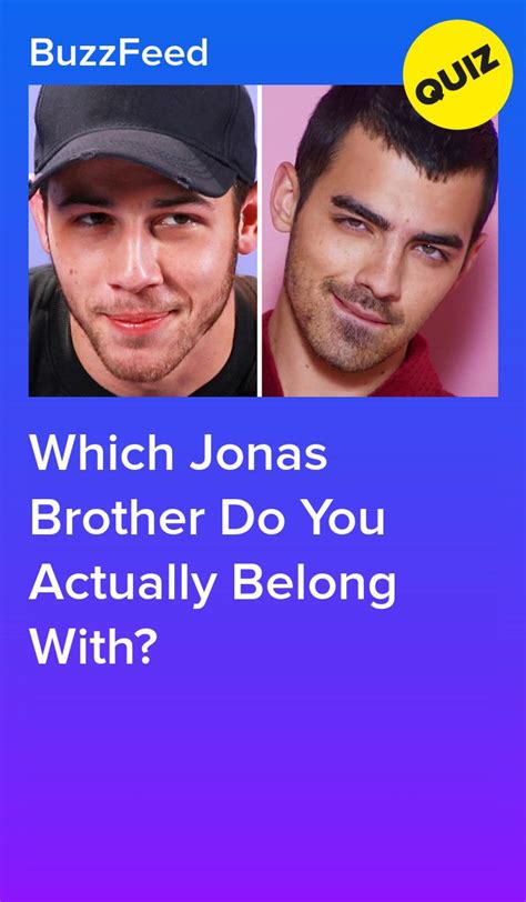 We did not find results for: Which Jonas Brother Do You Actually Belong With? | Jonas ...