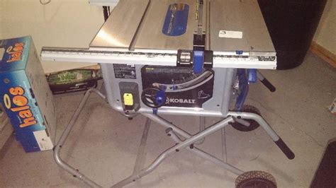 How to make a table saw fence for homemade table saw: Kobalt Table Saw | New and Returned Items --- Quam ...