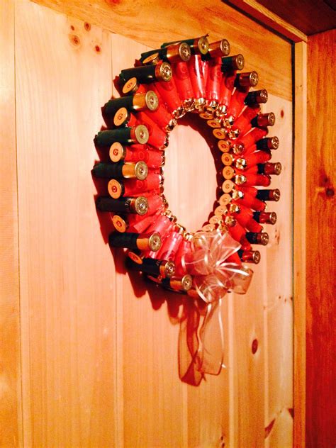 green and red shotgun shell wreath shotgun shell art shotgun shell wreath shotgun shell