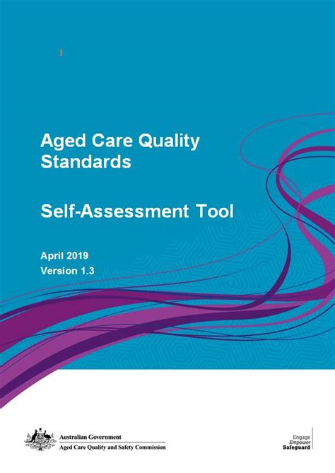 Self Assessment Tool Aged Care Quality Standards Aged Care Quality