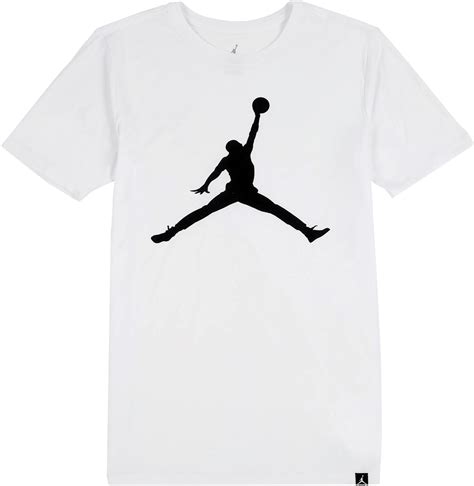 Download Iconic Jumpman Logo Tee Air Jordan T Shirt Design White Png