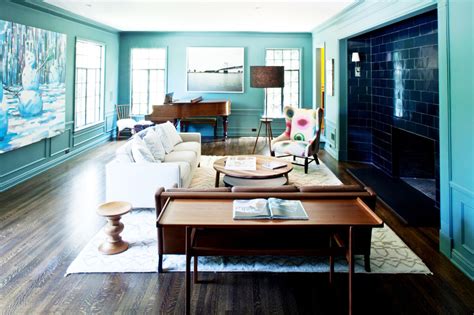 Living In Turquoise Interiors By Color