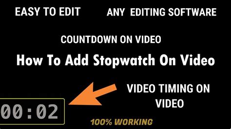 How To Add A Countdown Timeradd Timer To Video Video में Timer