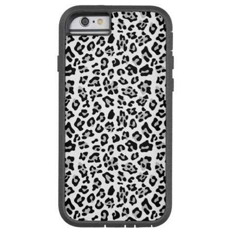 Gray Black Leopard Animal Print Pattern Case Mate Iphone Case Zazzle