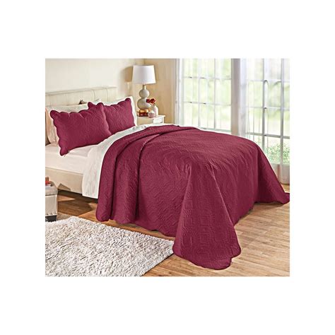 Quilted Bedspread Set Lightweight Bedding Collection Queen