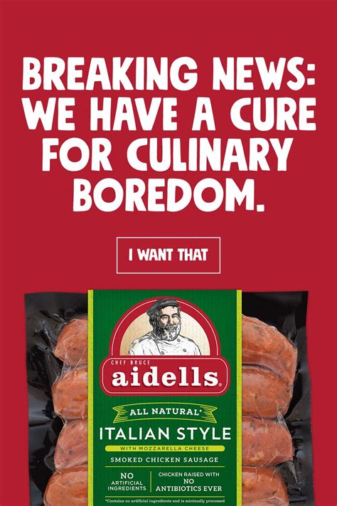 You might substitute ziti, mostaccioli or rigatoni but avoid flat or shaped pasta with this chunky drain pasta and add to skillet, mixing to coat. Make the headlines at home with Aidells sausage. Come see ...