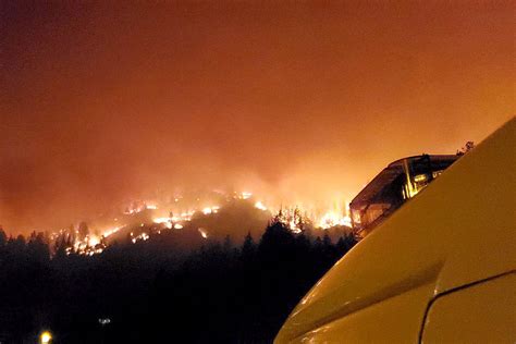 North Okanagan Firefighters Help Battle Christie Wildfire Salmon Arm
